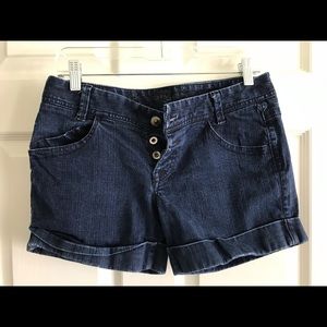Express Blue Jean Shorts